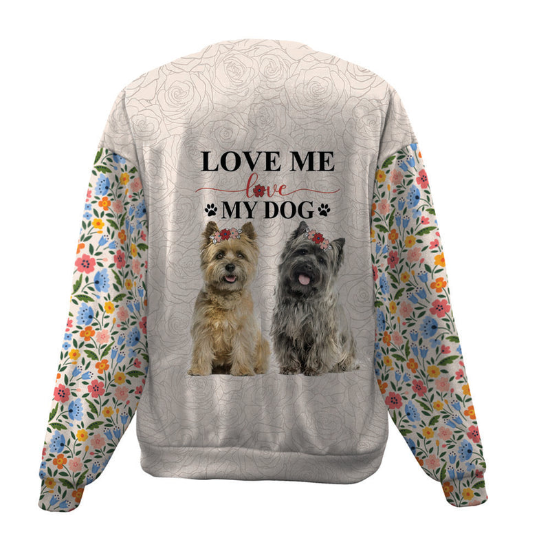 Cairn Terrier-Love My Dog-Premium Sweater