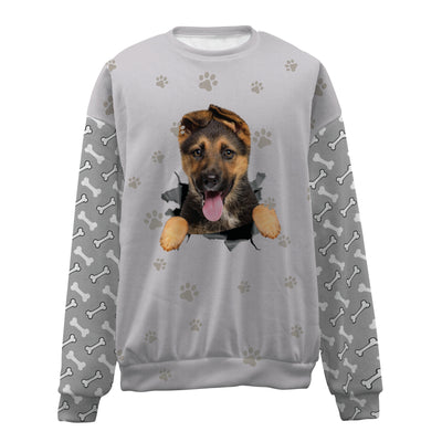 German Shepherd-Paw And Pond-Premium Sweater
