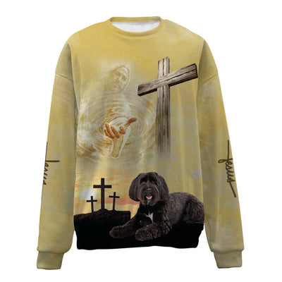 Tibetan Terrier-Jesus-Premium Sweater