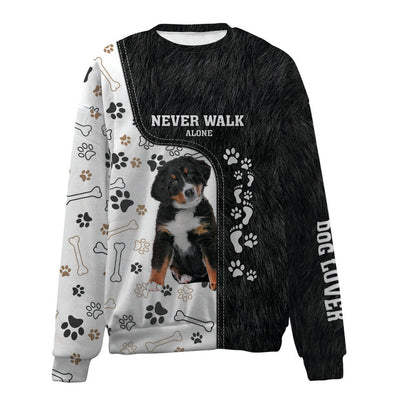 Bernese Mountain Dog-Never Walk Alone-Premium Sweater