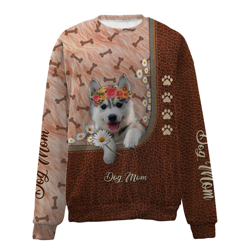 Husky-Dog Mom-Premium Sweater
