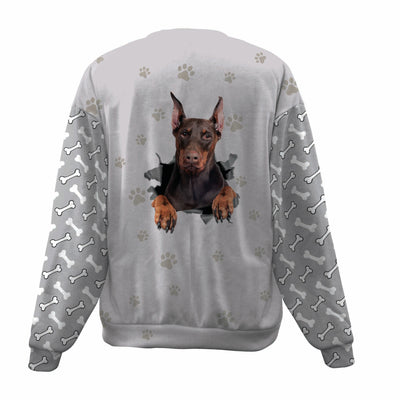 Doberman-Paw And Pond-Premium Sweater