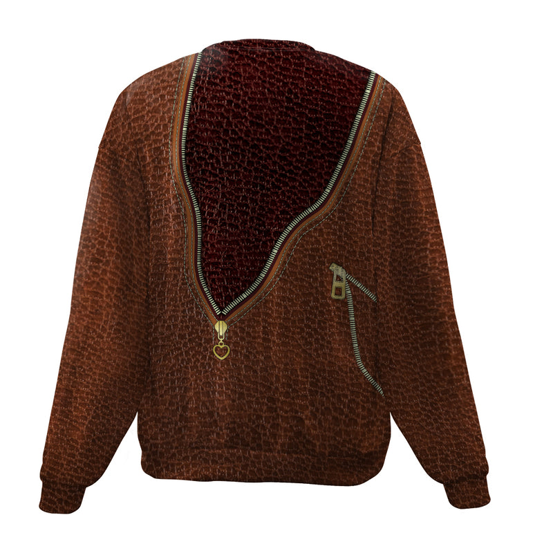 FRENCH BULLDOG-Zip-Premium Sweater