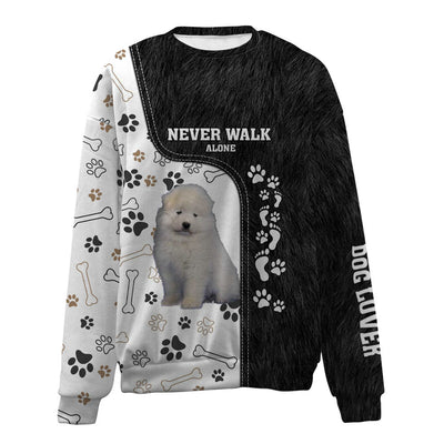 Samoyed-Never Walk Alone-Premium Sweater