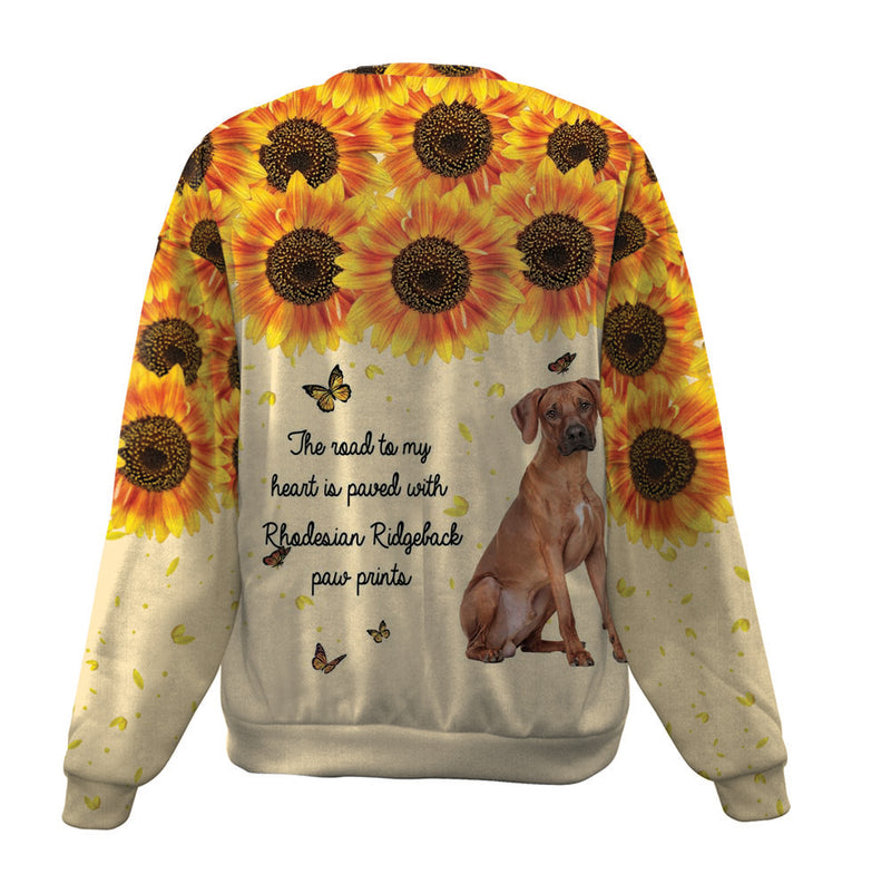 Rhodesian Ridgeback-Flower-Premium Sweater