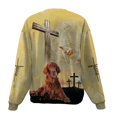 Irish Setter 2-Jesus-Premium Sweater