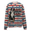 Bernese Mountain-American Flag-Premium Sweater
