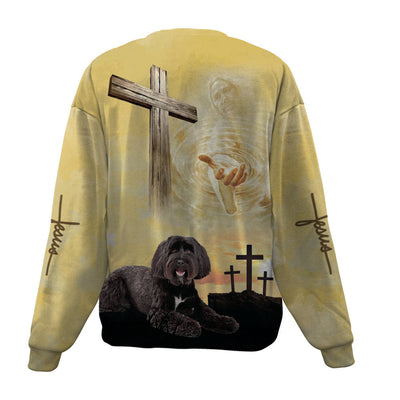 Tibetan Terrier-Jesus-Premium Sweater