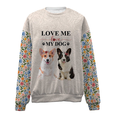 Welsh Corgi-Love My Dog-Premium Sweater