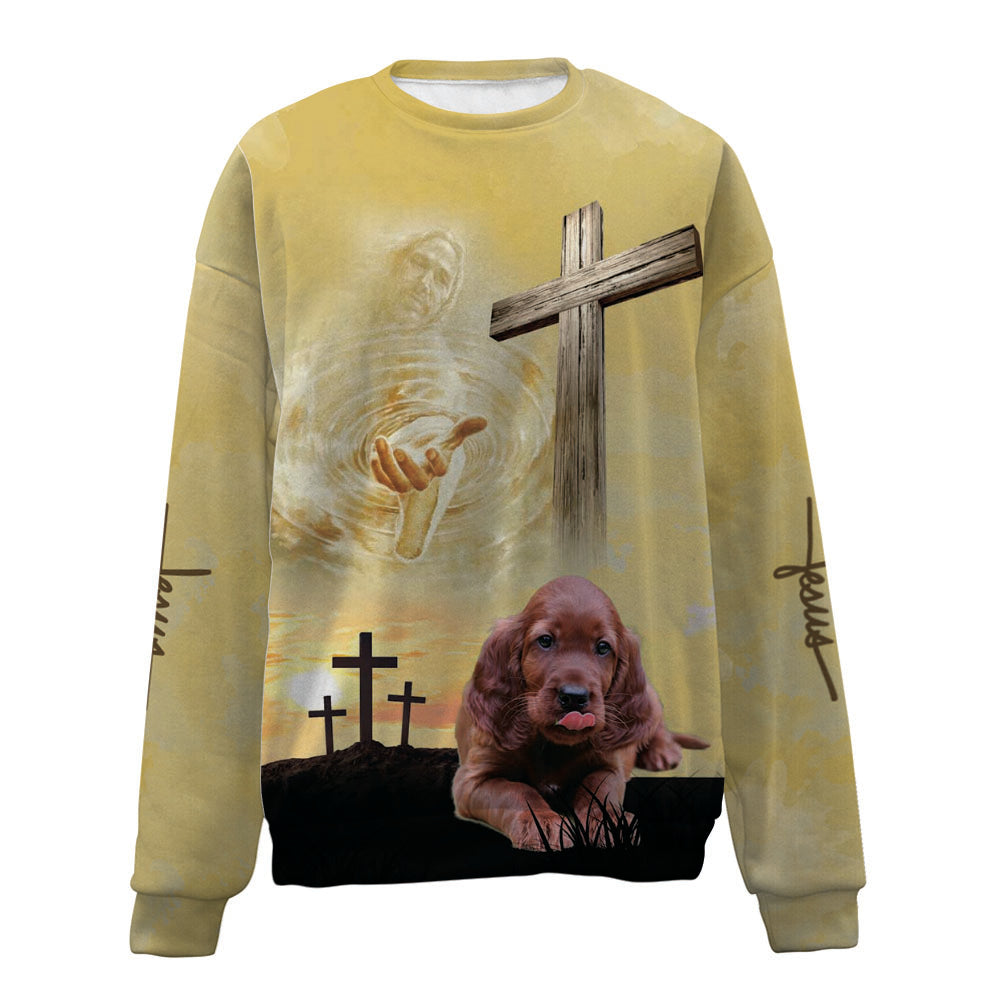 Irish Setter-Jesus-Premium Sweater