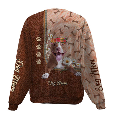 Pitbull-Dog Mom-Premium Sweater