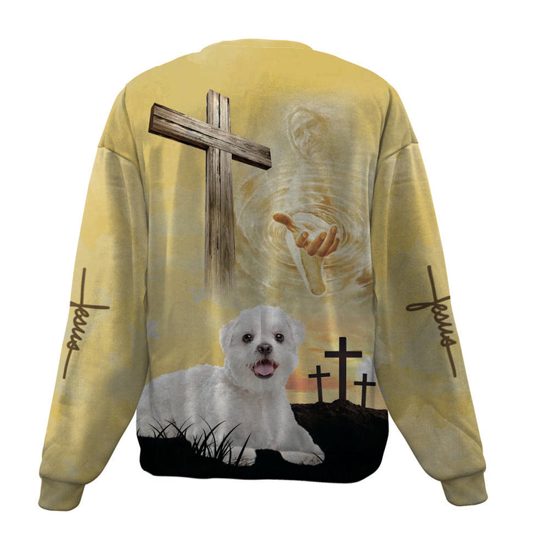 Maltese-Jesus-Premium Sweater