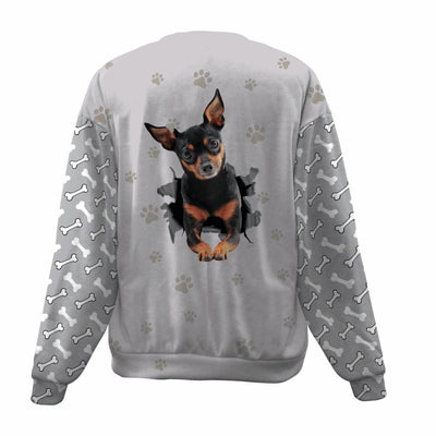 Miniature Pinscher-Paw And Pond-Premium Sweater