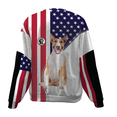 Bull Terrier-USA Flag-Premium Sweater