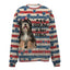 Tibetan Terrier-American Flag-Premium Sweater