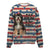 Tibetan Terrier-American Flag-Premium Sweater