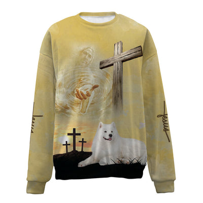 Samoyed-Jesus-Premium Sweater