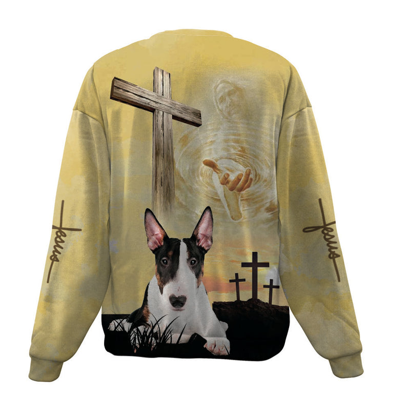 Bull Terrier 2-Jesus-Premium Sweater