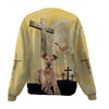 Irish Terrier-Jesus-Premium Sweater