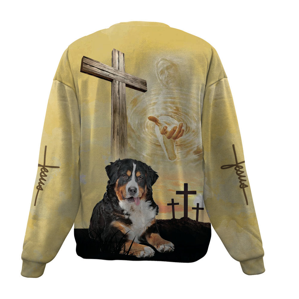 Bernese Mountain-Jesus-Premium Sweater