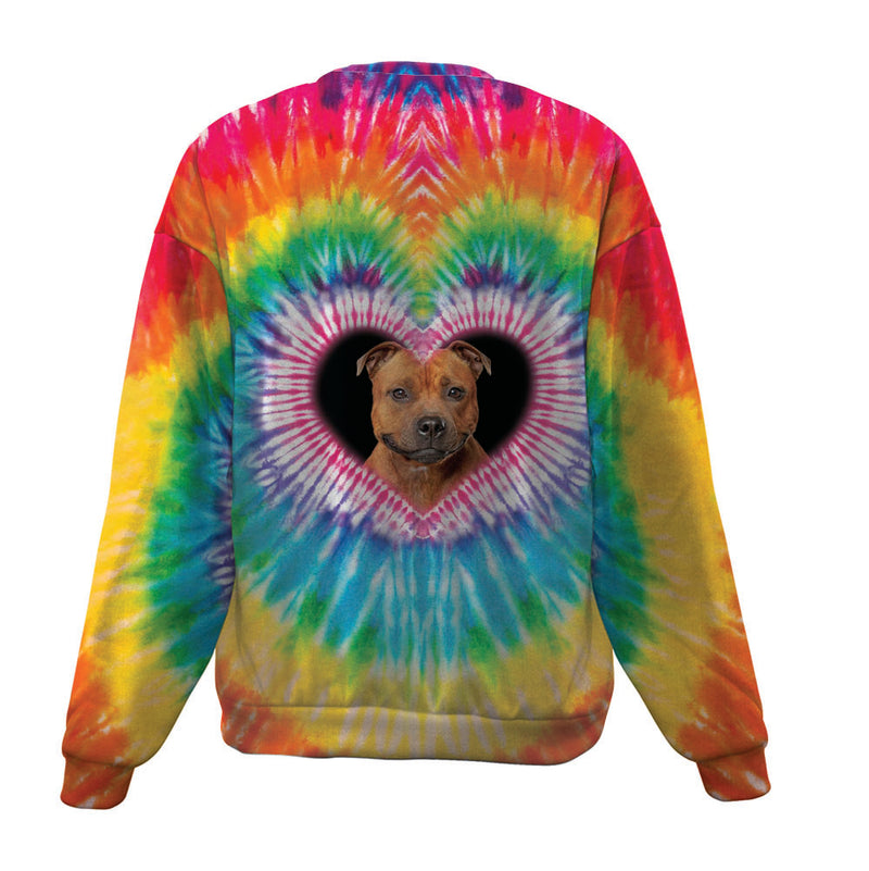 Staffordshire Bull Terrier-Big Heart-Premium Sweater