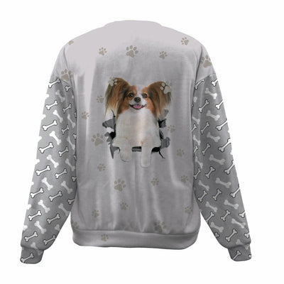 Papillon-Paw And Pond-Premium Sweater