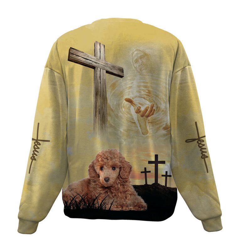 Poodle 2-Jesus-Premium Sweater