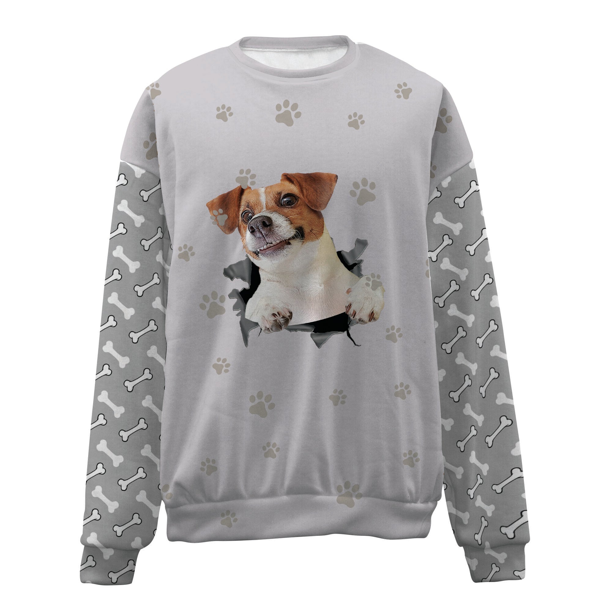 Jack Russell Terrier-Paw And Pond-Premium Sweater