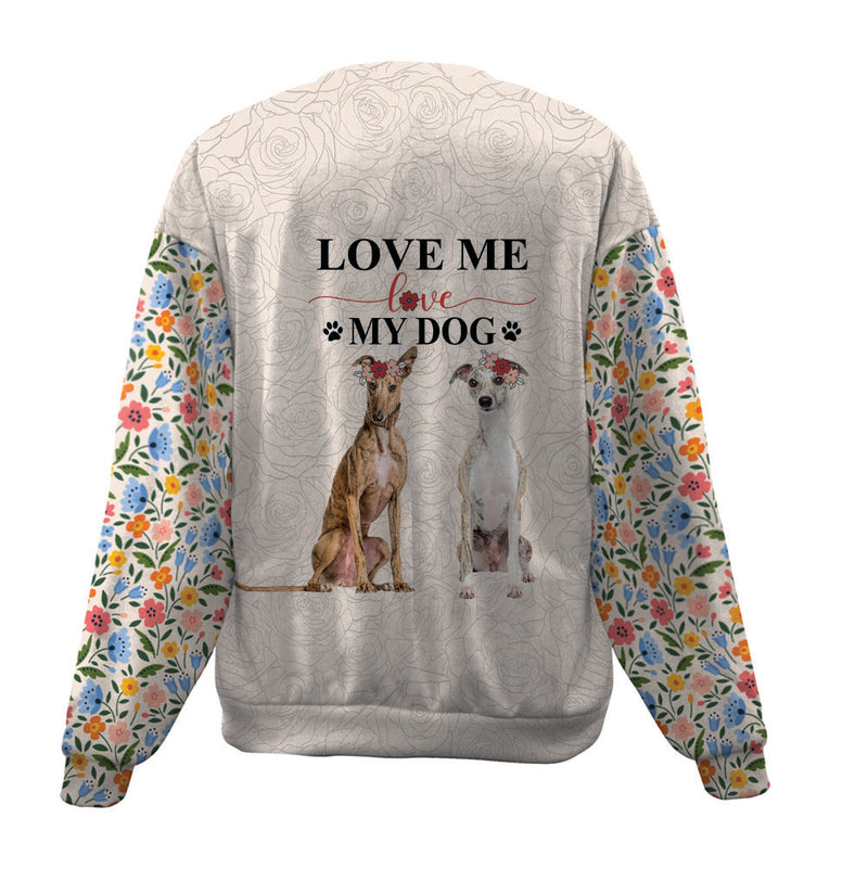Whippet-Love My Dog-Premium Sweater