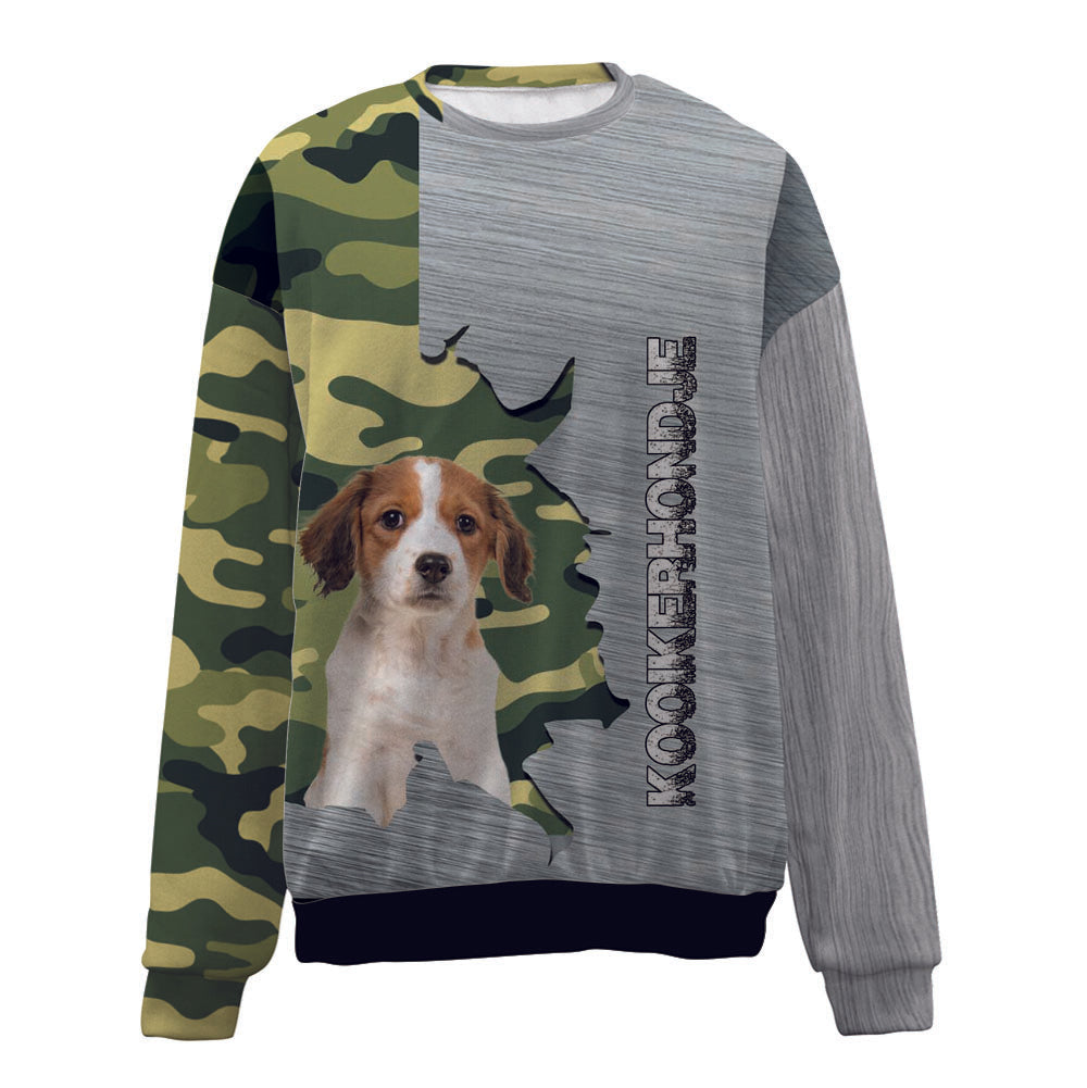 Kooikerhondje-Camo-Premium Sweater