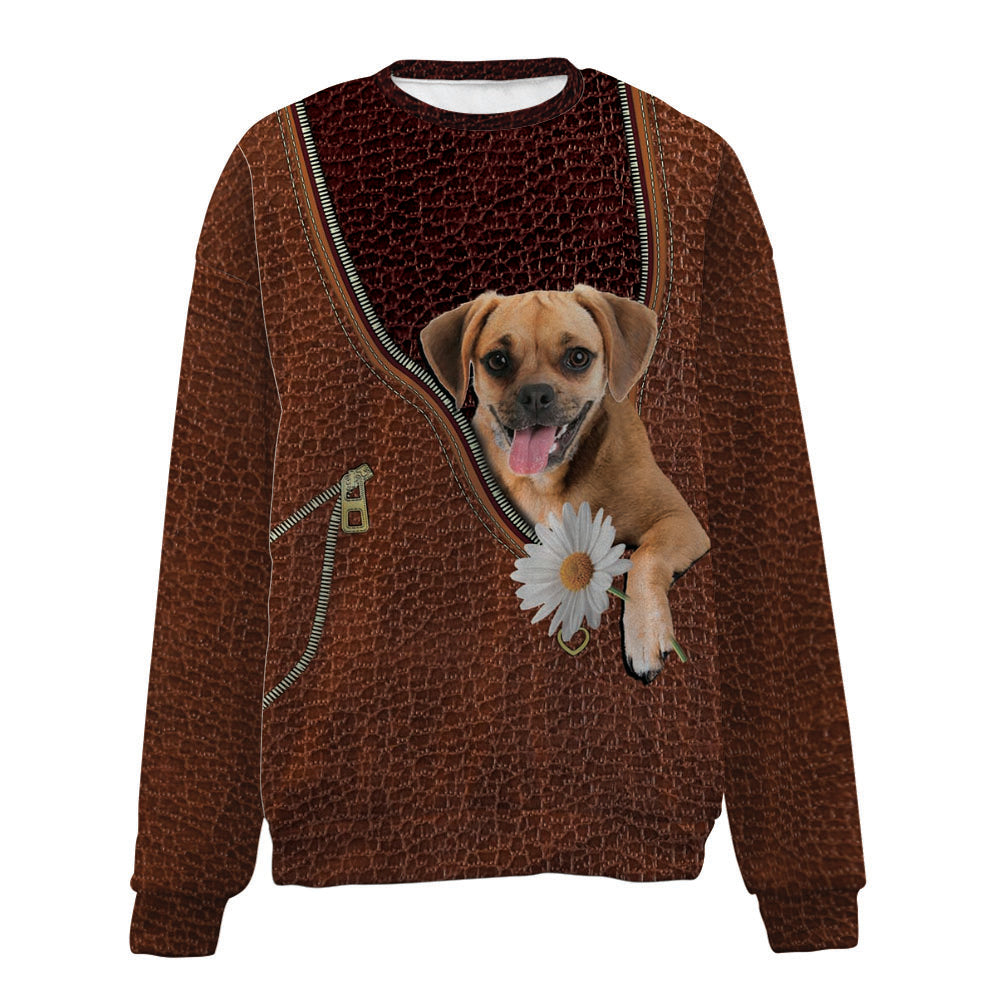 PUGGLE-Zip-Premium Sweater
