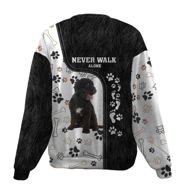 Portuguese Water Dog-Never Walk Alone-Premium Sweater