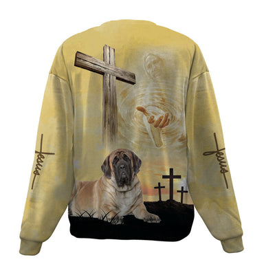 English Mastiff-Jesus-Premium Sweater