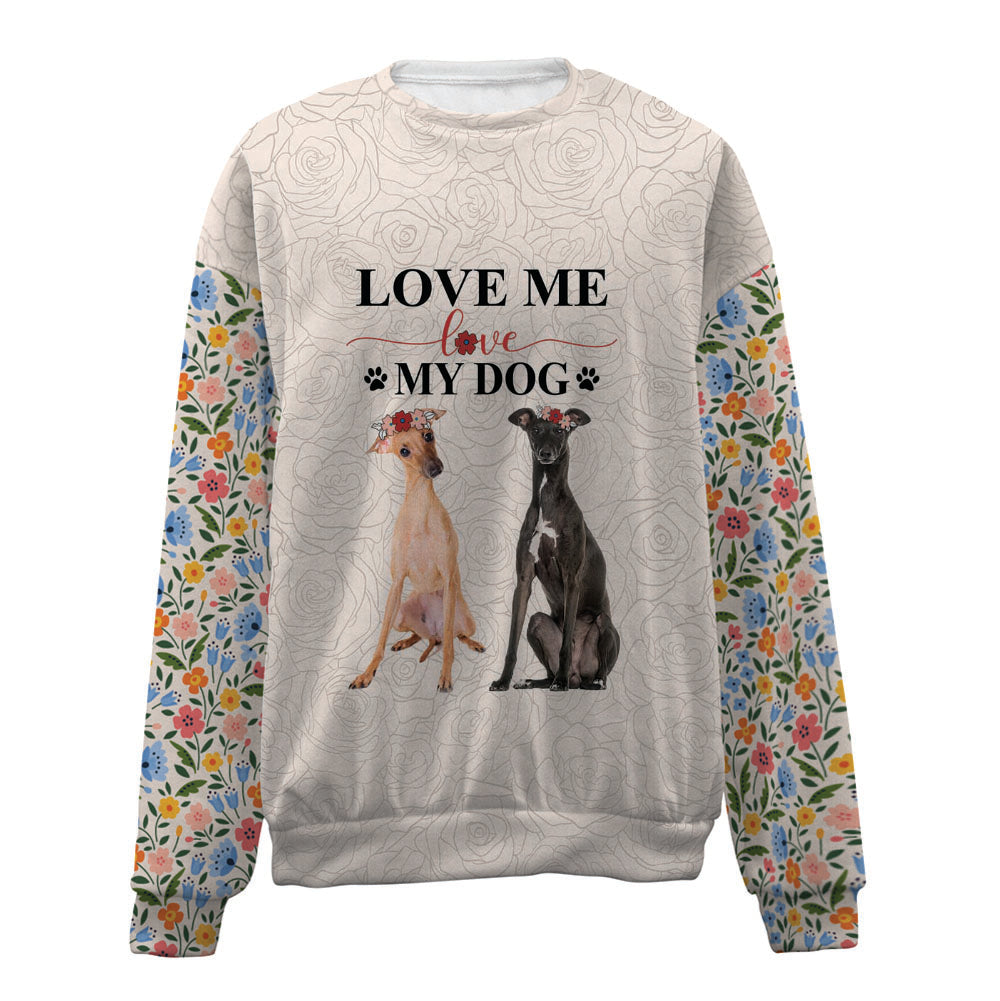 Greyhound-Love My Dog-Premium Sweater