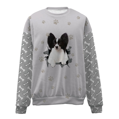 Papillon-02-Paw And Pond-Premium Sweater