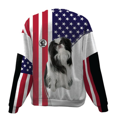 Japanese Chin-USA Flag-Premium Sweater