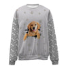 Golden Retriever-Paw And Pond-Premium Sweater