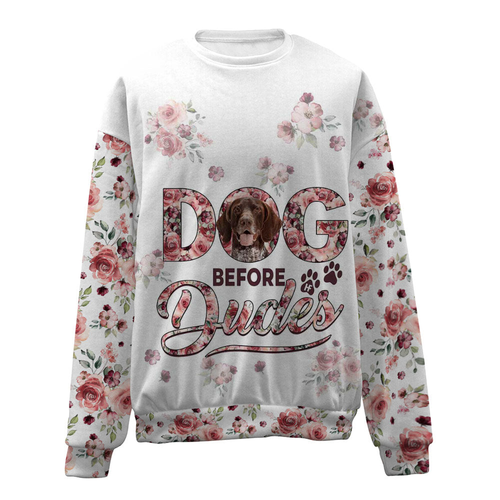 German Shorthaired Pointer-Before Dudes-Premium Sweater