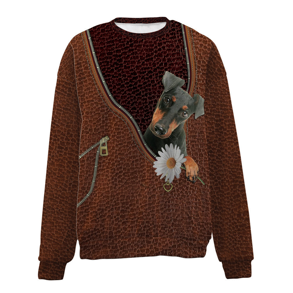 MANCHESTER TERRIER-Zip-Premium Sweater