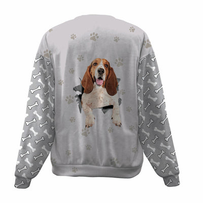Basset Hound-Paw And Pond-Premium Sweater
