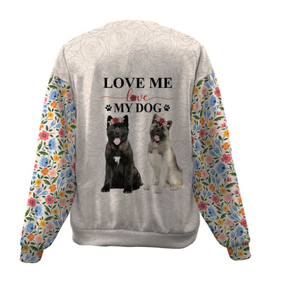 Akita-Love My Dog-Premium Sweater