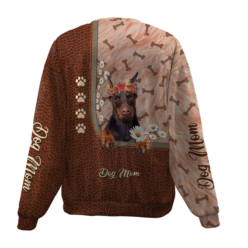 Doberman-Dog Mom-Premium Sweater