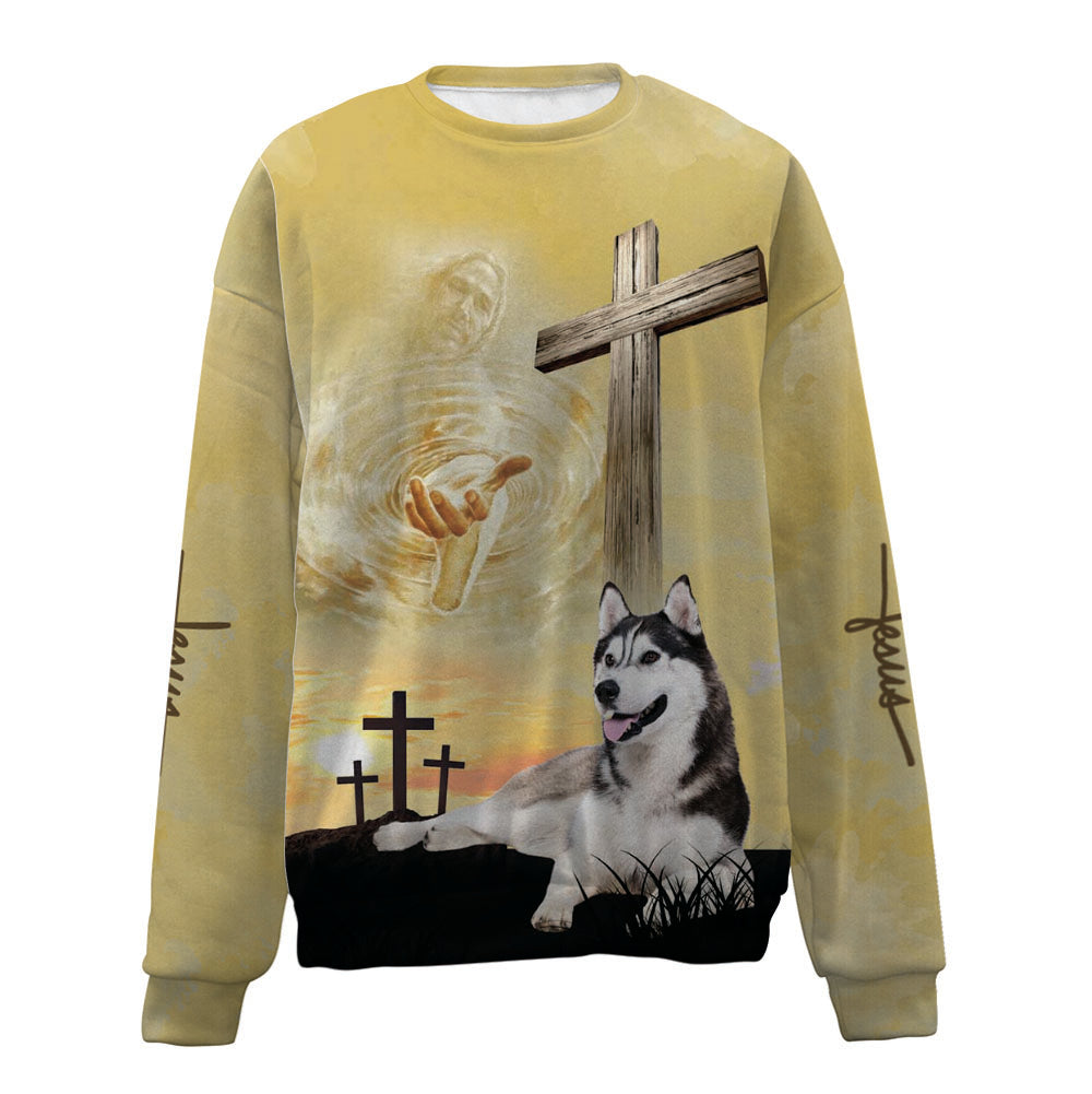 Husky-Jesus-Premium Sweater