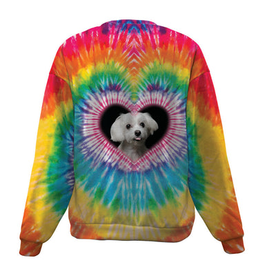 Maltese-Big Heart-Premium Sweater