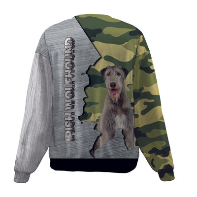 Irish Wolfhound-Camo-Premium Sweater
