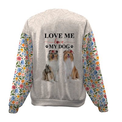 Rough Collie-Love My Dog-Premium Sweater