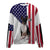 Rat Terrier-USA Flag-Premium Sweater