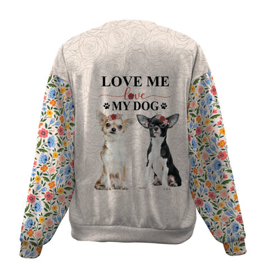 Chihuahua-Love My Dog-Premium Sweater