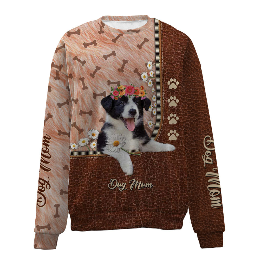 Border Collie-Dog Mom-Premium Sweater