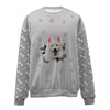 American Eskimo-Paw And Pond-Premium Sweater